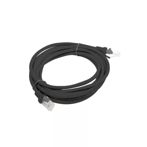 Lanberg patch kábel Cat5e UTP 3 m, fekete 