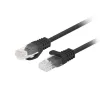 Lanberg patch kábel Cat6 UTP 0,25 m, fekete 