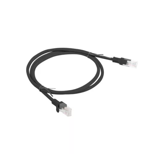 Lanberg patch kábel Cat6 UTP 1 m, fekete 