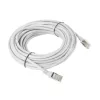 Lanberg patch kábel Cat6 UTP 10 m, szürke 