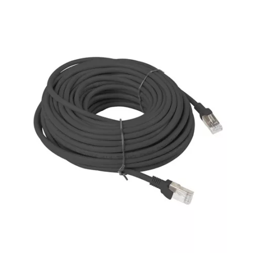 Lanberg patch kábel Cat6 UTP 20 m, fekete 