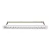Lanberg Üres patch panel 24 port 1U 19" FTP, árnyékolt, tehermentesítővel, szürke