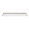 Lanberg Üres patch panel 48 port 1U 19" FTP, árnyékolt, tehermentesítővel, szürke