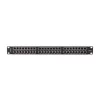 Lanberg Patch panel 48 port 1U 19" CAT.6 FTP, árnyékolt, fekete