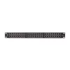 Lanberg Patch panel 48 port 1U 19" CAT.6a FTP, árnyékolt, fekete