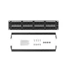 Lanberg Patch panel 48 port 2U 19" CAT.5e fekete