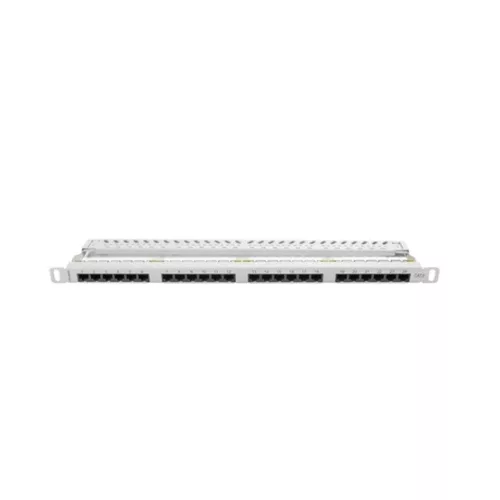 Lanberg Patch panel 24 port 0.5U 19" CAT.6 szürke