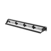 Lanberg Patch panel 24 port 1U 19" CAT.6a UTP, fekete