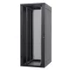Triton álló rack, szétszedhető, 42U 800x1000 biztonsági üvegajtóval, RAL9005 fekete