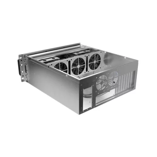 Lanberg Rack szerver ház ATX 520/12 19"/4U