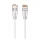 Ubiquiti UniFi Etherlighting patch kábel 1m, UTP, fehér, Cat.6