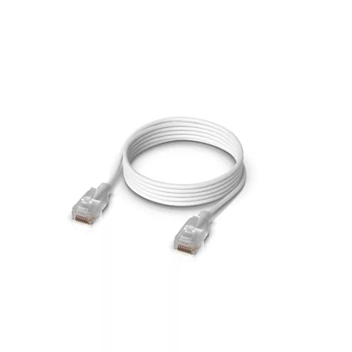 Ubiquiti UniFi Etherlighting patch kábel 1m, UTP, fehér, Cat.6