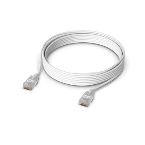 Ubiquiti UniFi Etherlighting patch kábel 5m, UTP, fehér, Cat.6