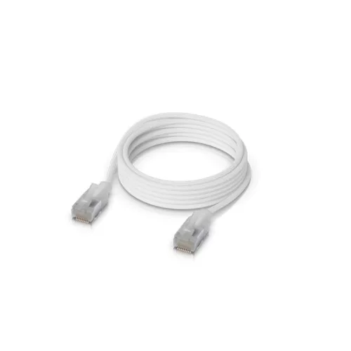 Ubiquiti UniFi Premium Braided Patch kábel 1m, S/FTP, Cat.6A, fehér