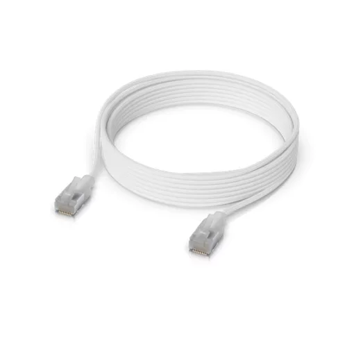 Ubiquiti UniFi Premium Braided Patch kábel 5m, S/FTP, Cat.6A, fehér