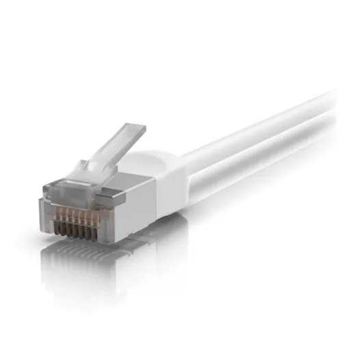 Ubiquiti UniFi Patch kábel, kültéri, 1m, Cat.6A S/FTP, fehér