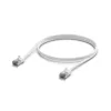 Ubiquiti UniFi Patch kábel, kültéri, 1m, Cat.6A S/FTP, fehér