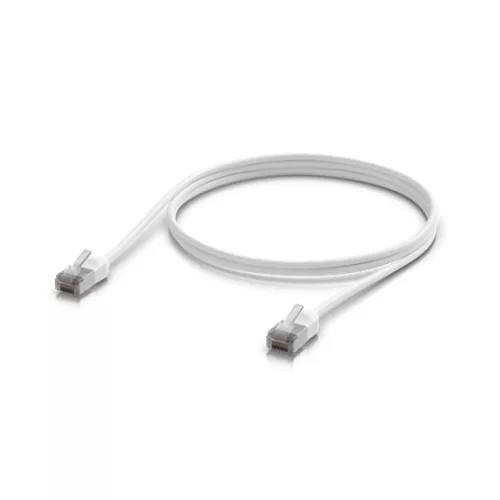 Ubiquiti UniFi Patch kábel, kültéri, 1m, Cat.6A S/FTP, fehér
