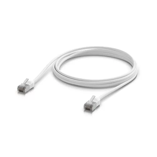 Ubiquiti UniFi Patch kábel, kültéri, 2m, Cat.6A S/FTP, fehér