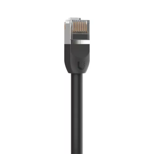Ubiquiti UniFi patch kábel, kültéri, 2m, Cat.5e, árnyékolt, fekete