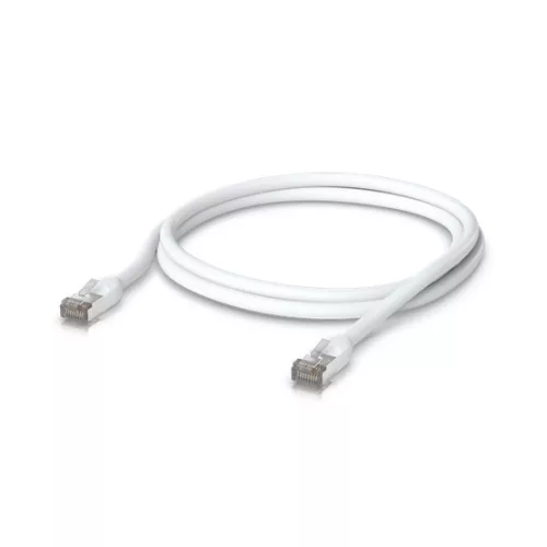 Ubiquiti UniFi patch kábel, kültéri, 2m, Cat.5e, árnyékolt, fehér