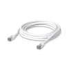 Ubiquiti UniFi patch kábel, kültéri, 5m, Cat.5e, árnyékolt, fehér