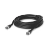 Ubiquiti UniFi patch kábel, kültéri, 8m, Cat.5e, árnyékolt, fekete