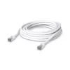 Ubiquiti UniFi patch kábel, kültéri, 8m, Cat.5e, árnyékolt, fehér