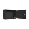 Lanberg rack szekrény 19" fali 4U+3U/540x200 alacsony profil, fekete