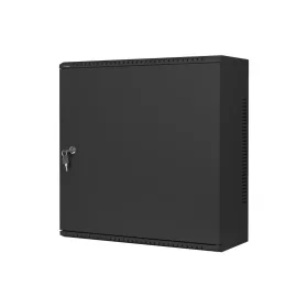   Lanberg 19" fali rack szekrény 6U+3U/540X200, alacsony profilú, összeszerelt, fekete