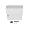 Lanberg 19" fali rack szekrény 6U+3U/540X200, alacsony profilú, összeszerelt, szürke
