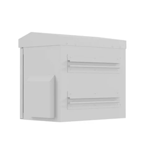 Lanberg 10" 3U kültéri rack szekrény, 300×200×300, falra/oszlopra szerelhető, IP55, szürke, összeszerelt