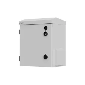  Lanberg 10" 3U kültéri rack szekrény, 320×220×400, falra/oszlopra szerelhető, IP55, szürke, összeszerelt