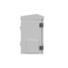 Lanberg 10" 3U kültéri rack szekrény, 320×220×400, falra/oszlopra szerelhető, IP55, szürke, összeszerelt