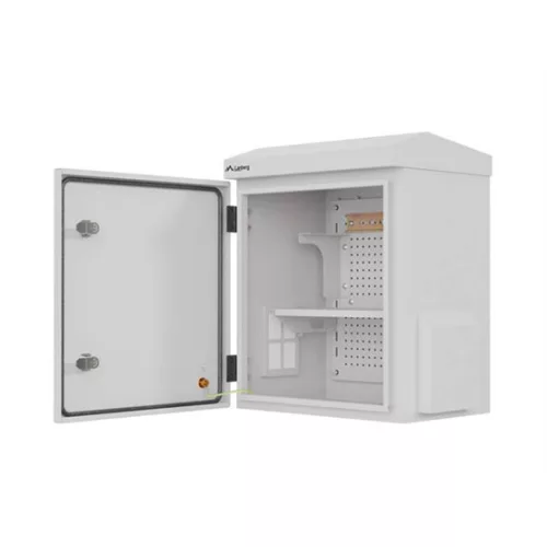 Lanberg 10" 3U kültéri rack szekrény, 320×220×400, falra/oszlopra szerelhető, IP55, szürke, összeszerelt