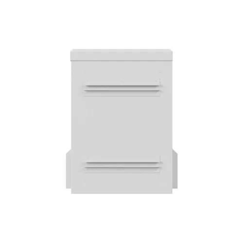 Lanberg 10" 3U kültéri rack szekrény, 340X250X500, falra/oszlopra szerelhető, IP55, szürke, összeszerelt
