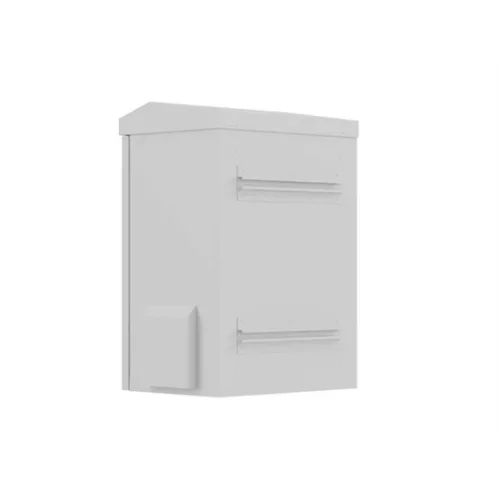 Lanberg 10" 3U kültéri rack szekrény, 340X250X500, falra/oszlopra szerelhető, IP55, szürke, összeszerelt