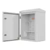 Lanberg 10" 3U kültéri rack szekrény, 340X250X500, falra/oszlopra szerelhető, IP55, szürke, összeszerelt