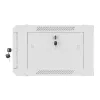 Lanberg 19" fali rack szekrény 4U/600X450 lapraszerelt, szürke V2