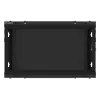 Lanberg 19" fali rack szekrény 6U/600X450 üvegajtó, lapraszerelt, fekete V2