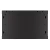 Lanberg 19" fali rack szekrény 6U/600X450 perforált ajtó, lapraszerelt, fekete