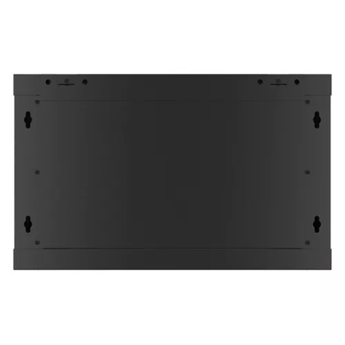 Lanberg 19" fali rack szekrény 6U/600X450 perforált ajtó, lapraszerelt, fekete