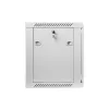 Lanberg 19" fali rack szekrény 9U/600X450 üvegajtó, lapraszerelt, szürke V2