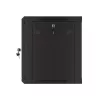 Lanberg 19" fali rack szekrény 9U/600X450 perforált ajtó, lapraszerelt, fekete