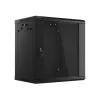 Lanberg 19" fali rack szekrény 12U/600X450 lapraszerelt, fekete V2