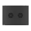 Lanberg 19" fali rack szekrény 12U/600X450 lapraszerelt, fekete V2