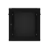 Lanberg 19" fali rack szekrény 12U/600X450 perforált ajtó, lapraszerelt, fekete