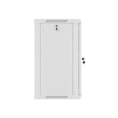Lanberg 19" fali rack szekrény 15U/600X450 üvegajtó, lapraszerelt, szürke V2