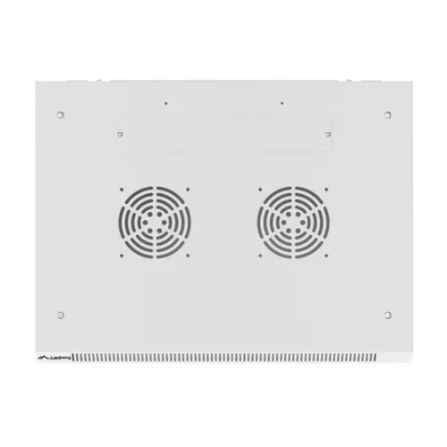Lanberg 19" fali rack szekrény 15U/600X450 üvegajtó, lapraszerelt, szürke V2