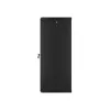 Lanberg 19" fali rack szekrény 22U/600X450 üvegajtó, lapraszerelt, fekete V2